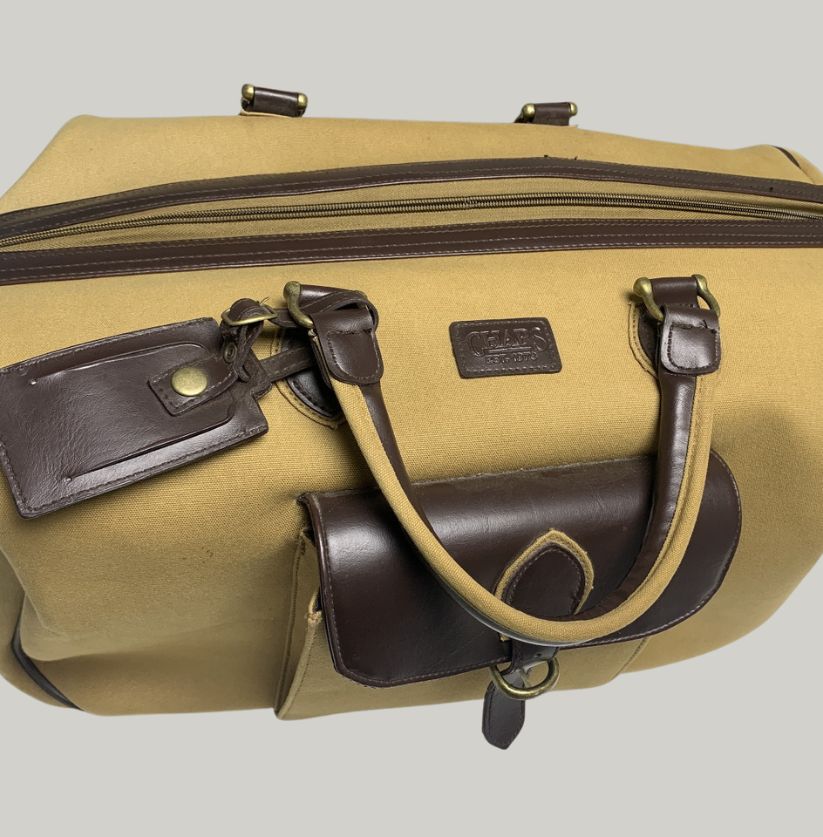 Chaps Light Brown Duffle Bag