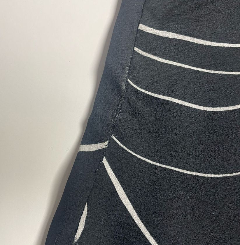 Frank Usher Black Abstract Dress