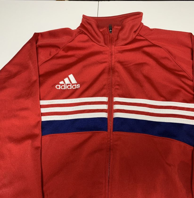 Vintage Adidas Tracksuit Red Jacket & Navy Pants