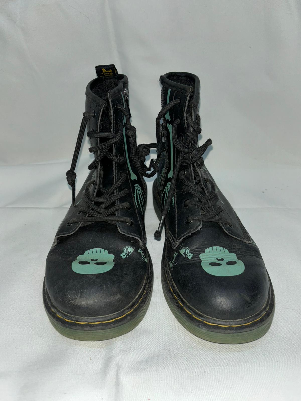 Dr Martens 1460 Skelly Boots Junior UK 3