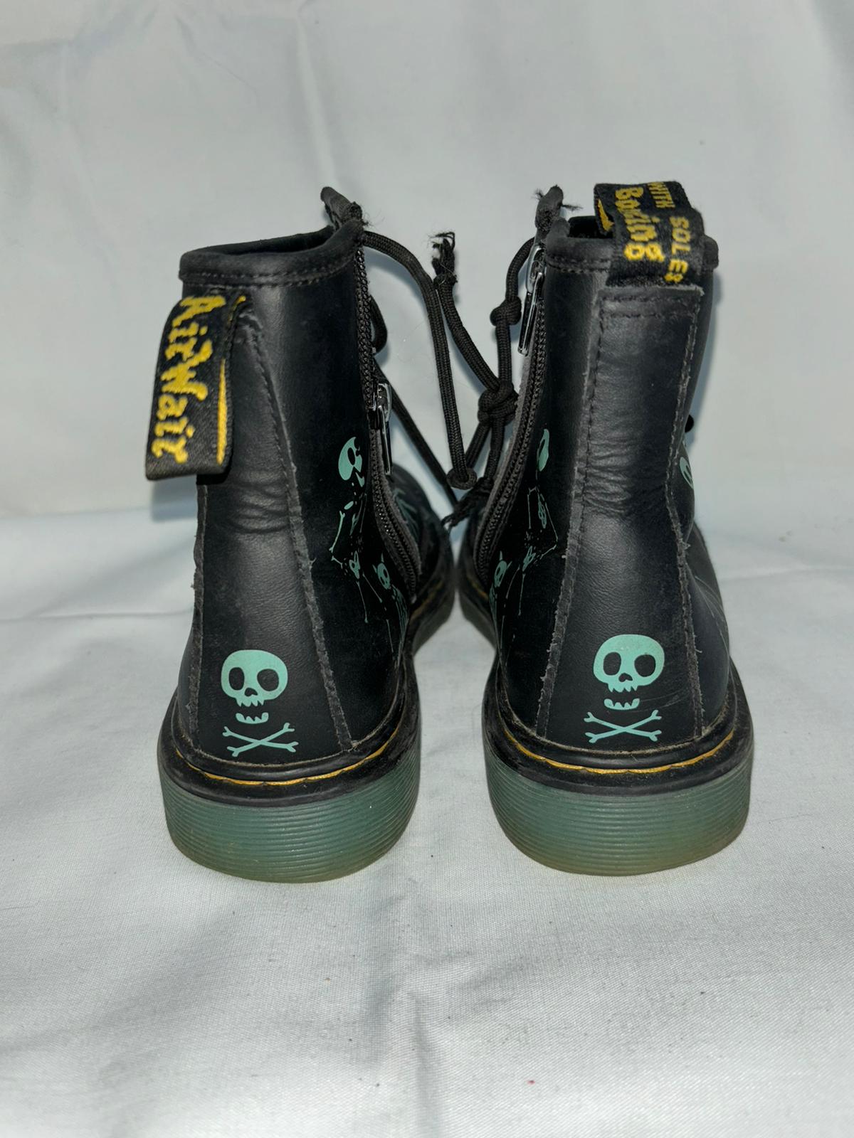 Dr Martens 1460 Skelly Boots Junior UK 3