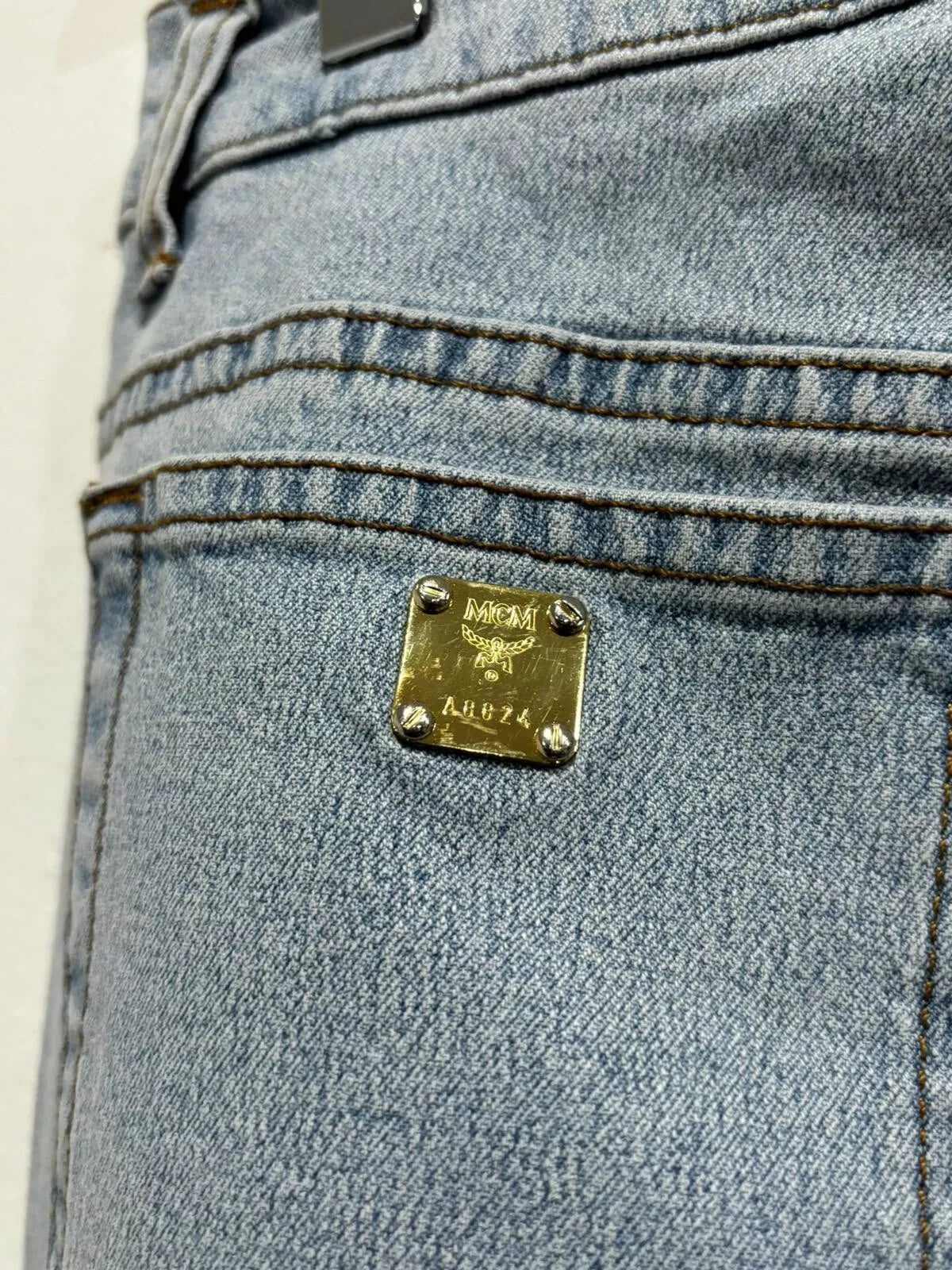 Vintage De Luxe MCM Jeans Diamanté High Waisted