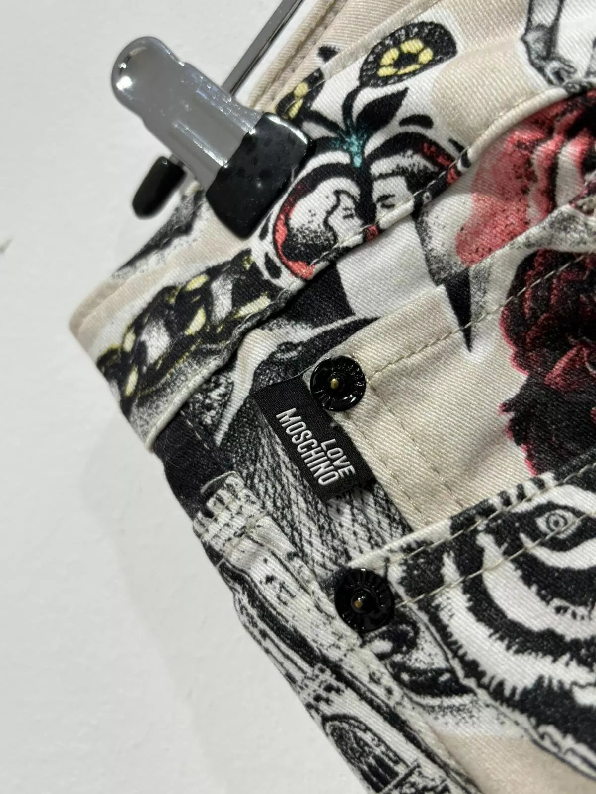 MOSCHINO Collage Patterned Jeans