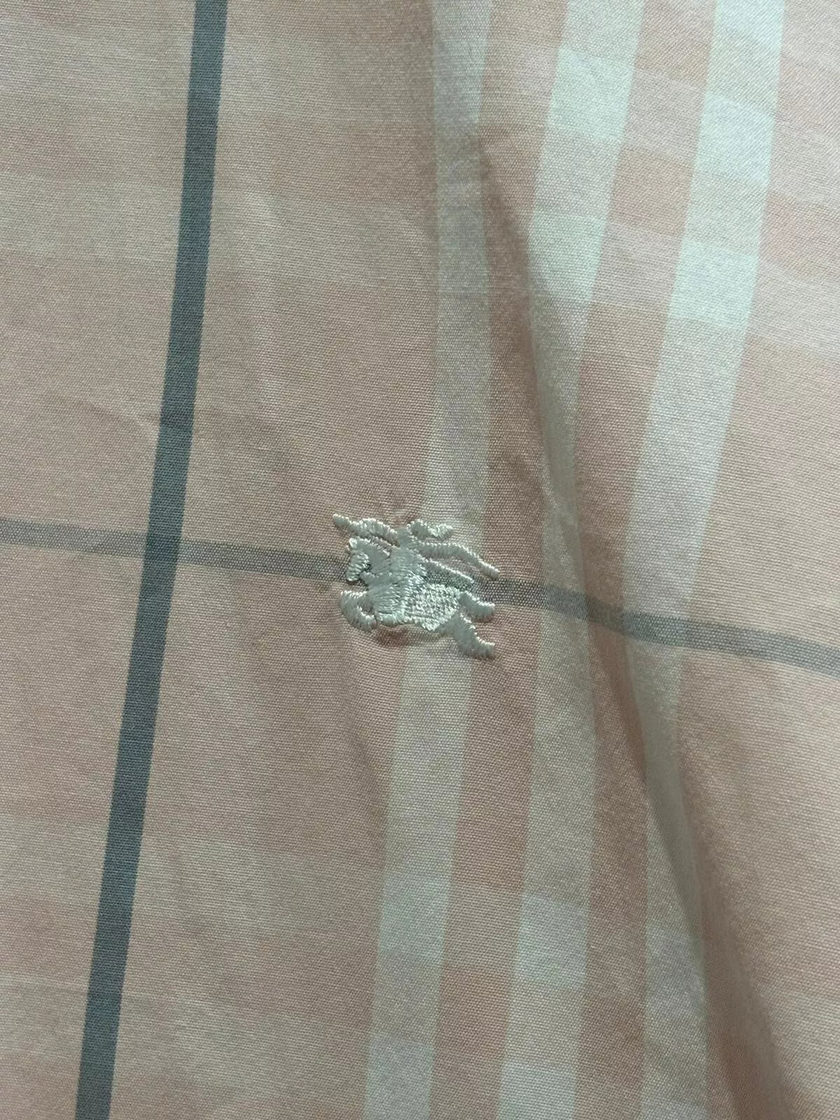 Women’s BURBERRY LONDON Pink Checkered Shirt in size 46