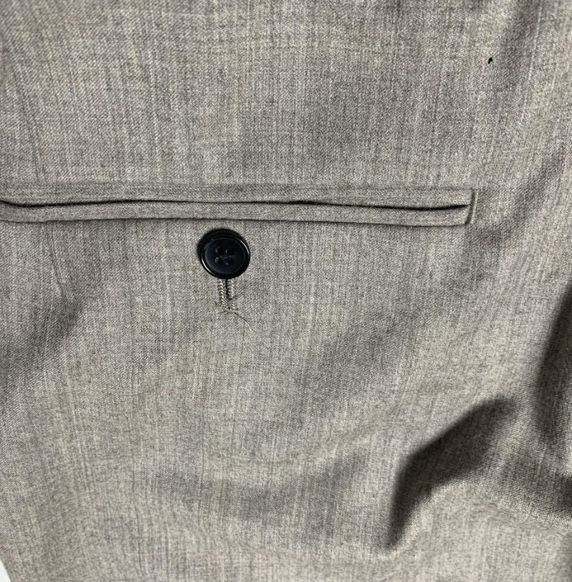 REISS Grey Wool-Blend Suit Jacket and Trousers