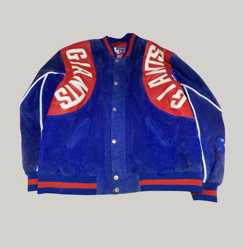G-III & Carl Banks Suede and Leather Varsity Jacket