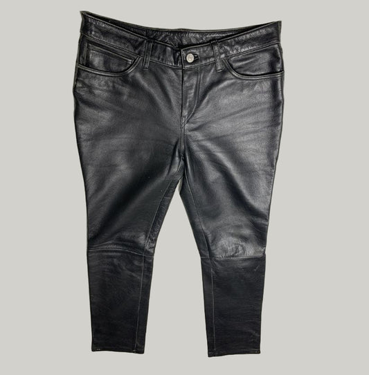 Levi’s Black Leather Jeans