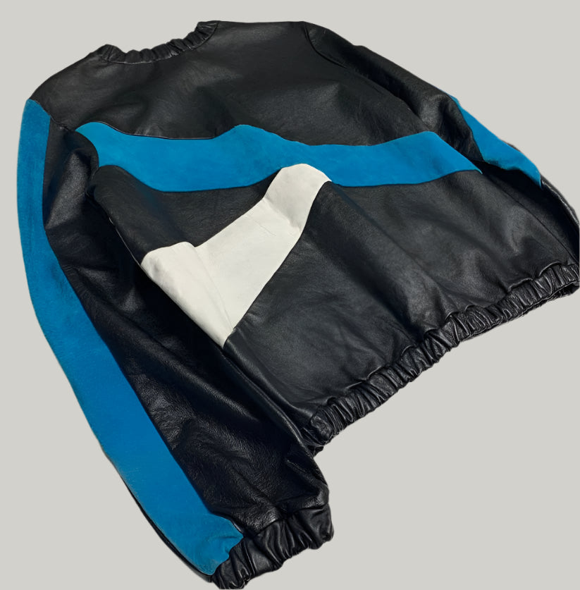 Black Leather Jumper