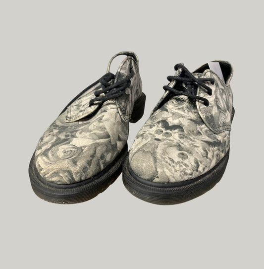 Dr. Martens 1461 Low Top Shoes Floral Rose Print