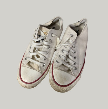 White Converse Low Top Sneakers