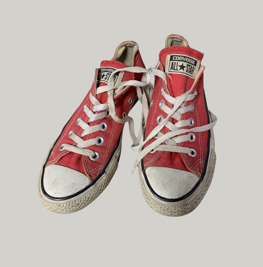 Converse Low Top Coral Sneakers