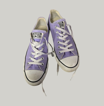 Lilac Converse Chuck Taylor Low Top Sneakers
