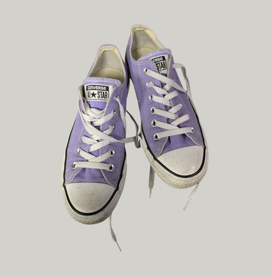 Lilac Converse Chuck Taylor Low Top Sneakers