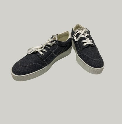 Brand New Ami Paris Grey Felt Low-Top Sneakers