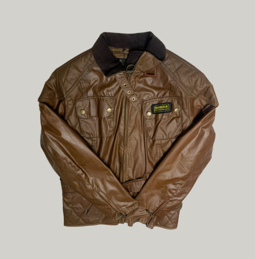 Barbour International Quilted Waxed Jacket
