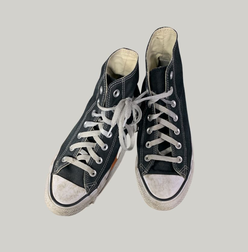 Classic Black Converse High Top Sneakers