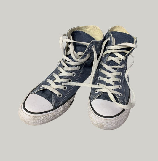 Grey Converse Chuck Taylor High Top Sneakers