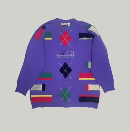 Paco Purple Colorful Jumper