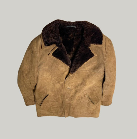 Brown Suede Overcoat