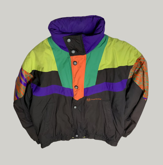 Sergio Tacchini Vintage Color-Block Ski Coat