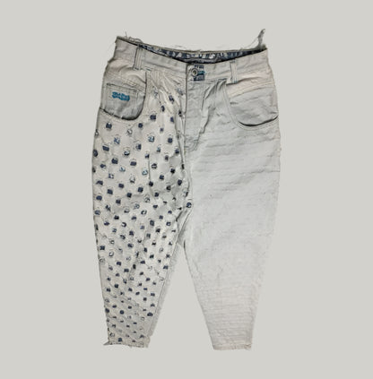 Major Damage Ripped Style Jacket & Jeans Set