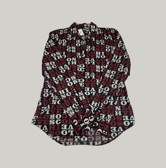 Love Moschino Printed Long Sleeve Shirt