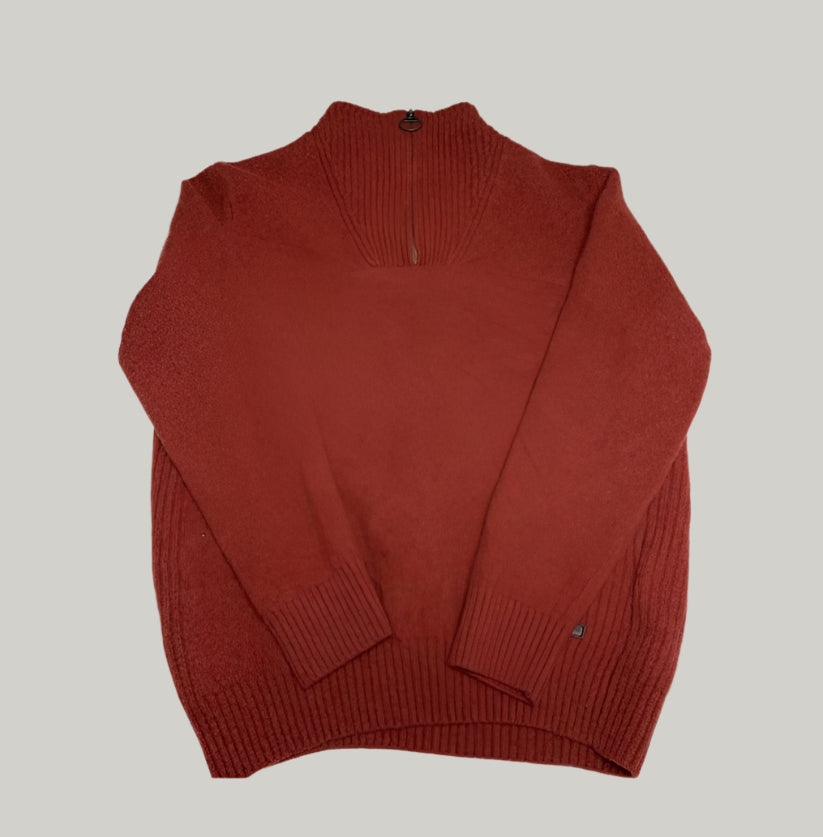Barbour Rust Orange Jumper Sweater