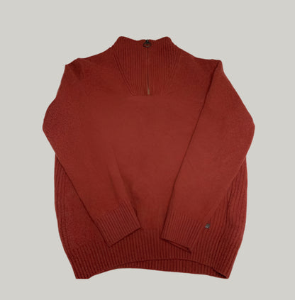 Barbour Rust Orange Jumper Sweater