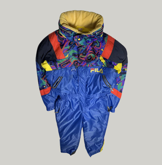 Fila Vintage Color-Block Ski Suit