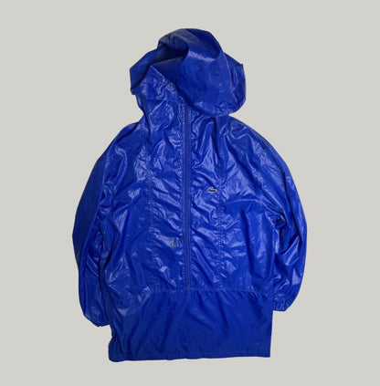 Lacoste Outerwear for Her Navy Blue Trench Coat