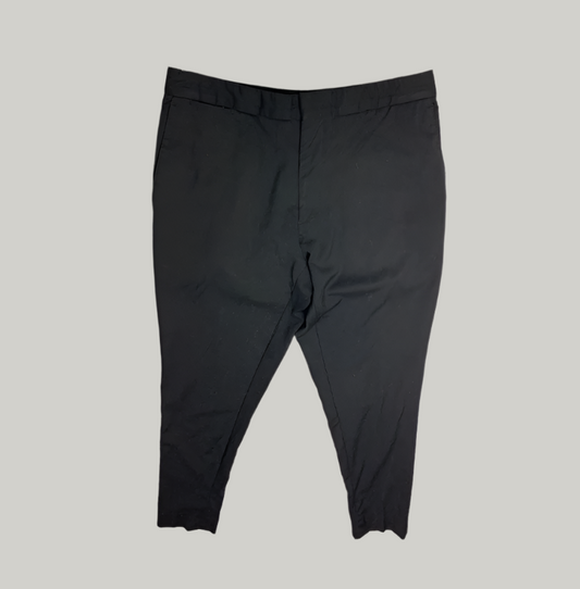 Burberry Black Wool Blend Tailored Trousers