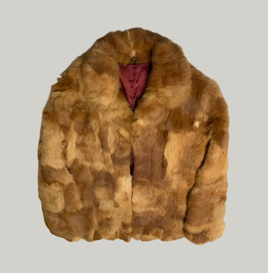 Brown Tonal Fur Jacket