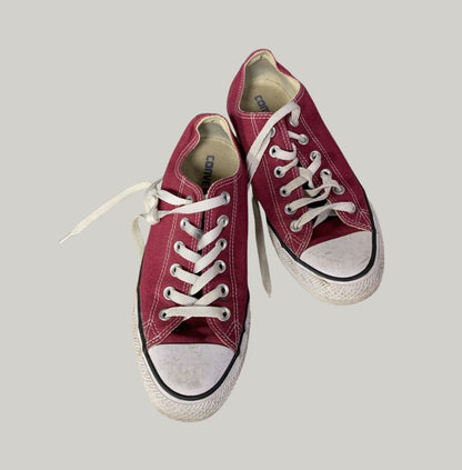 Converse All Star Low Top Maroon Sneakers