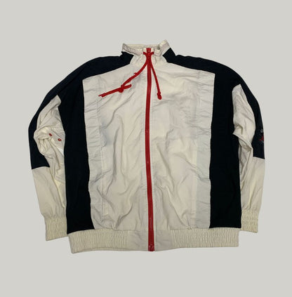 Nike Track Jacket in Cream & Black