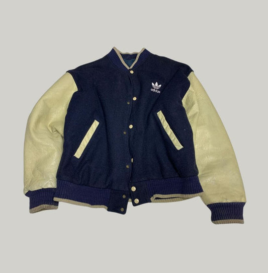 Adidas Wool & Leather Varsity Jacket