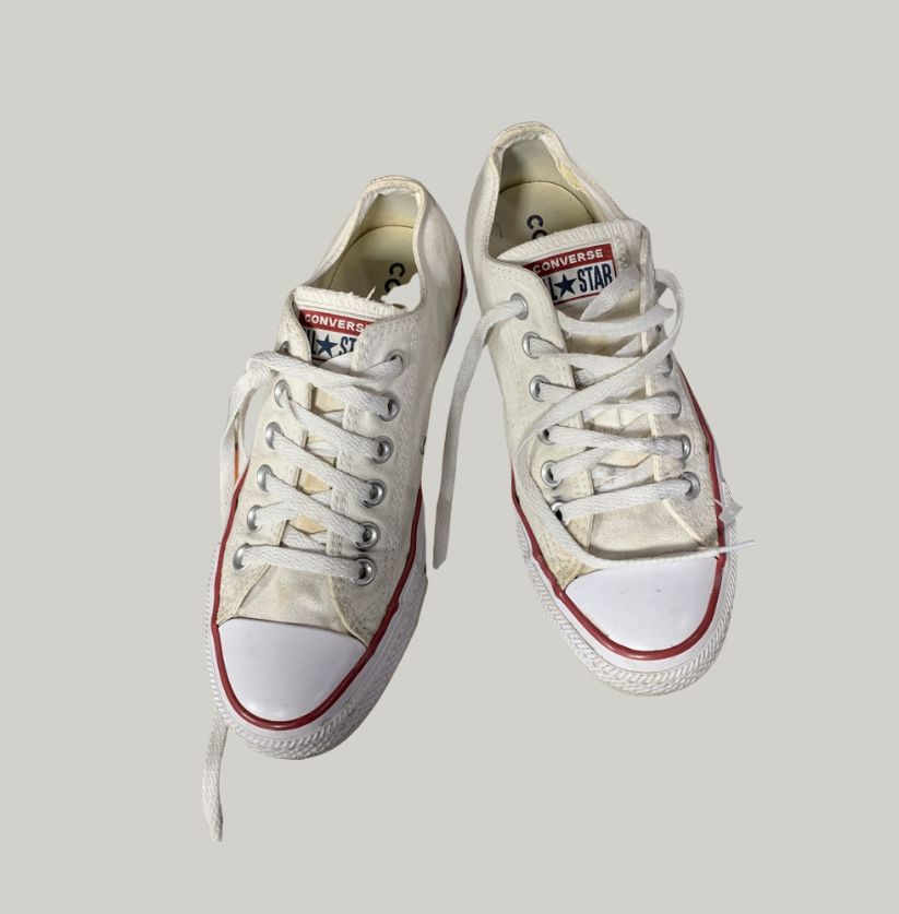 Classic White Converse Low Top Sneakers