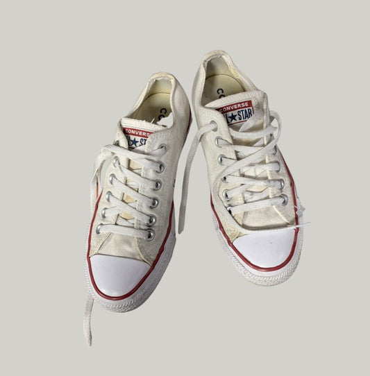 Classic White Converse Low Top Sneakers
