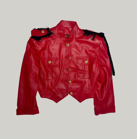 Daco's Pelle Veneta Red Vintage Leather Jacket