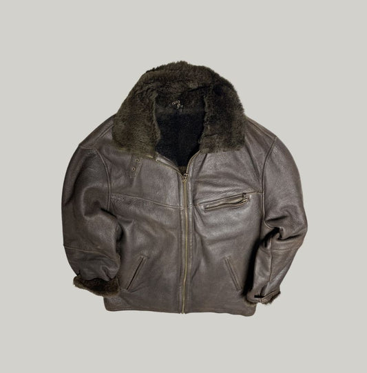 Vintage Brown B3 Bomber Jacket