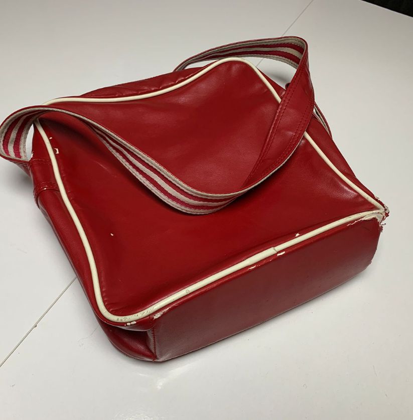 Vintage Adidas Shoulder Bag in Red & Blue