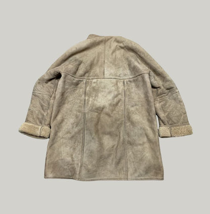 Full Length Tan Sheepskin Coat
