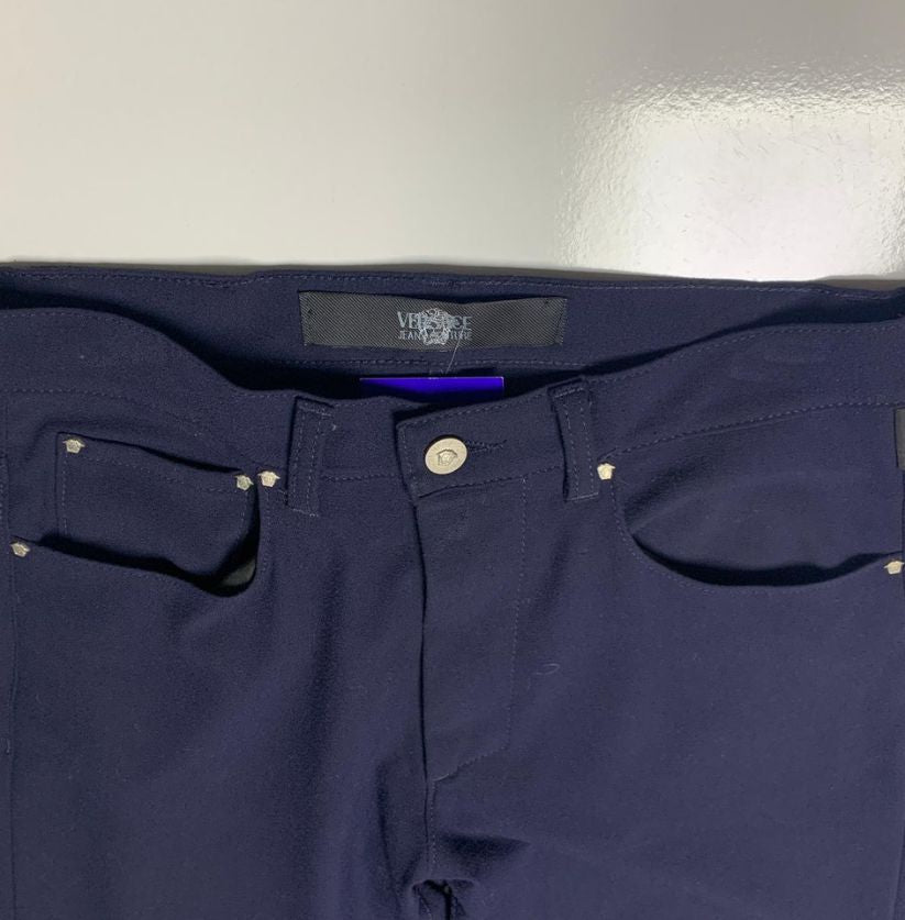 Versace Jeans Couture Navy Blue Trousers