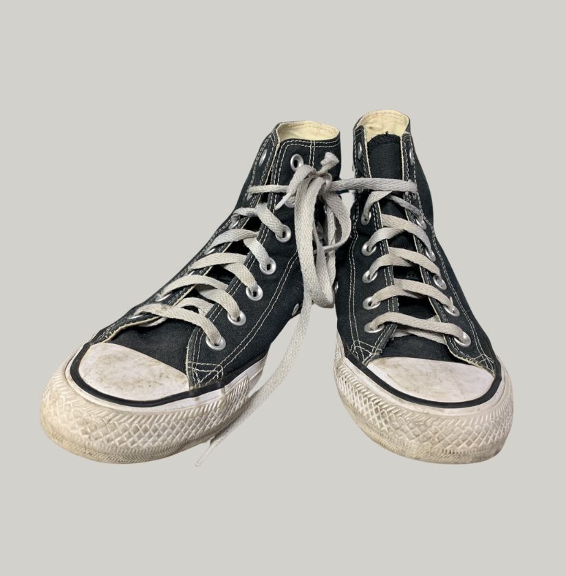 Classic Black Converse High Top Sneakers
