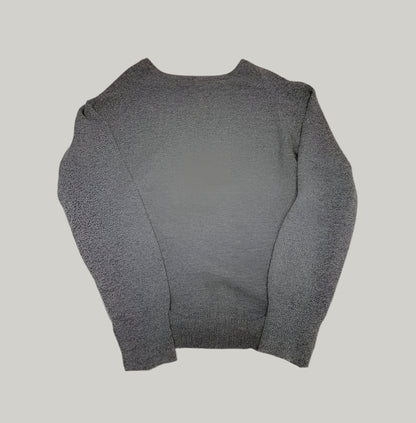 Authentic Burberry London Grey V-Neck Jumper