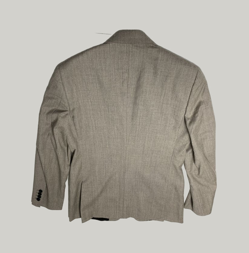 REISS Grey Wool-Blend Suit Jacket and Trousers