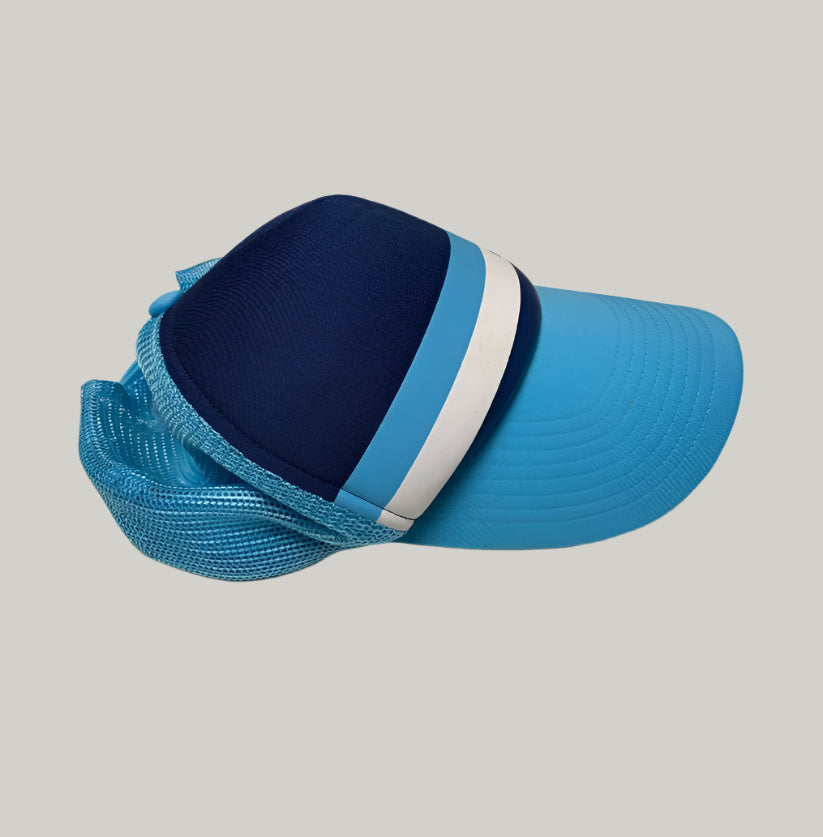 Vintage Adidas Blue & Navy Trucker Hat