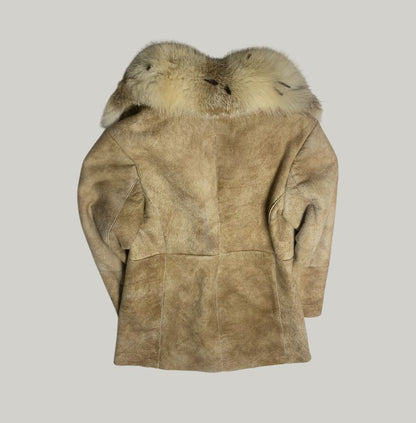 Vintage Sheepskin and Fur Coat
