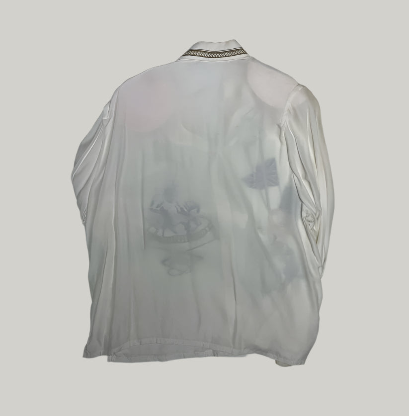 Yarell Vintage Printed Button-Up Shirt