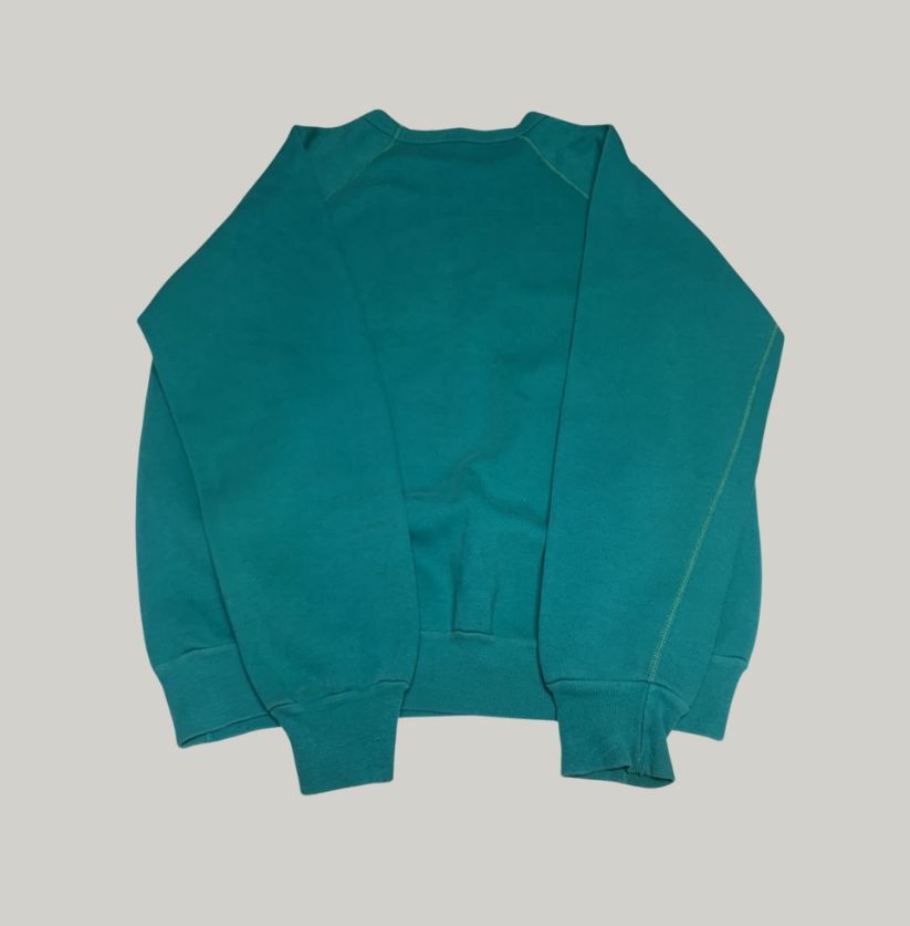 Teal Green Fleece Sweatshirt