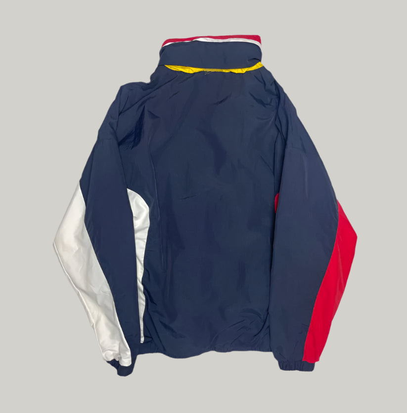 Karl Kani Retro High Neck Navy Blue Jacket